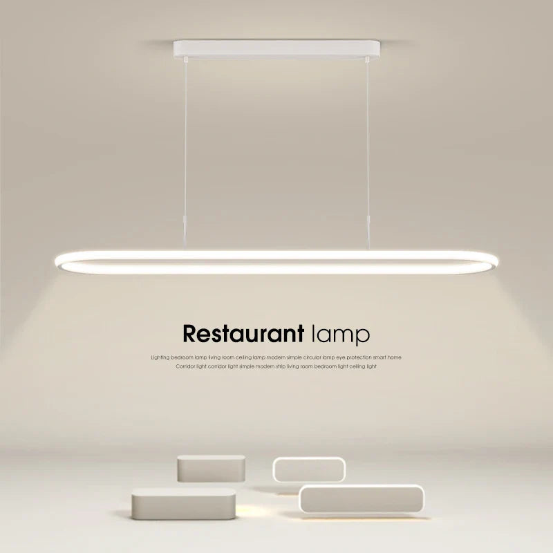 Afralia™ Modern LED Ring Pendant Light for Dining Room and Bar Counter