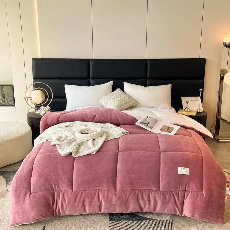 Afralia™ Thick Milk Fleece Winter Blanket for Ultimate Warmth and Comfort