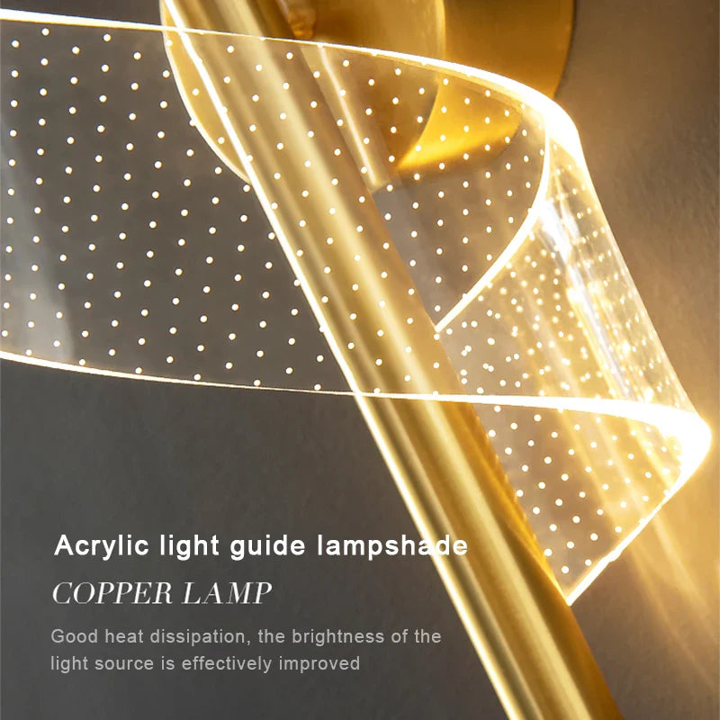 Afralia™ LED Indoor Wall Sconce Light for Bedroom Living Room Stairs Decoration