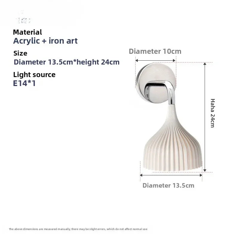 Afralia™ Nordic Cream Style Wall Lamp - Modern Small Bedside Light