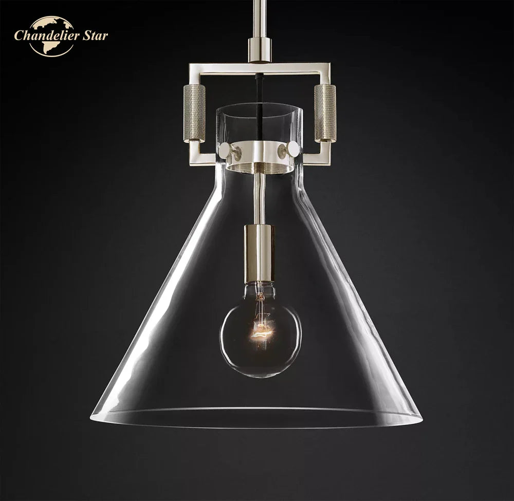 Afralia™ Glass Pendant Chandeliers Modern LED Hanging Lights for Living Room & Dining Room