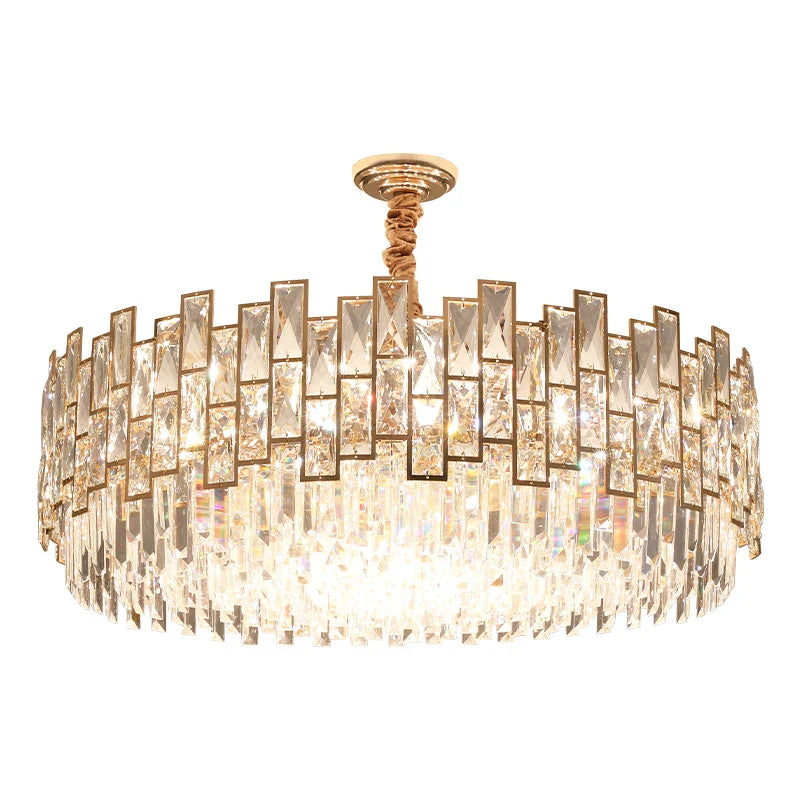 Afralia™ Crystal Chandelier: Postmodern Light Luxury for Living Room, Bedroom, Kitchen.