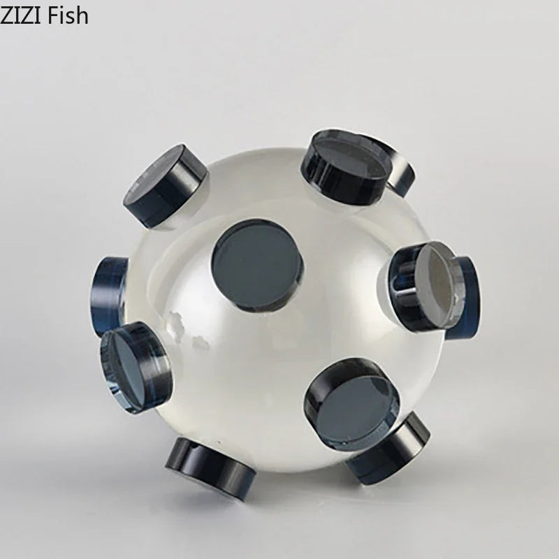 Afralia™ Virus Cell Crystal Ball Sculpture Room Decor