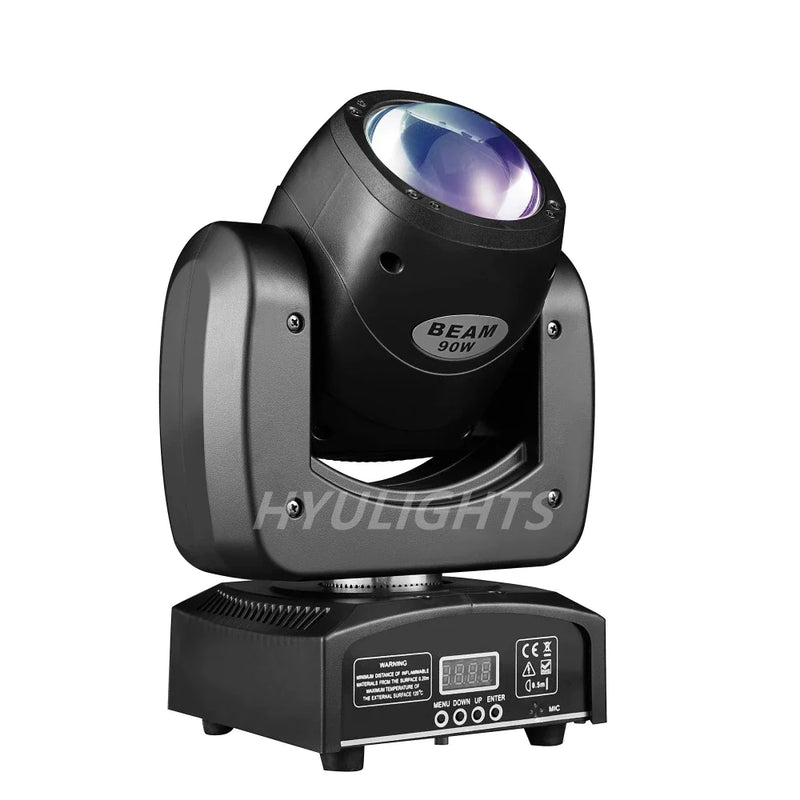 Afralia™ 90W Mini RGBW Moving Head Light: Super Bright DJ Spot With DMX Control