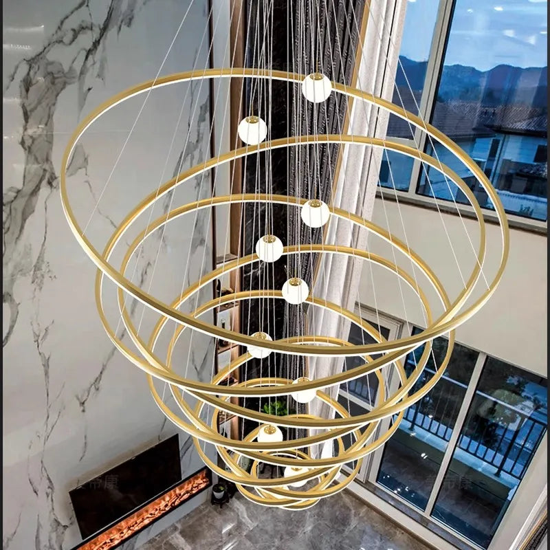 Afralia™ Modern LED Branch Chandelier for Living Room, Staircase, and Entrance Hall