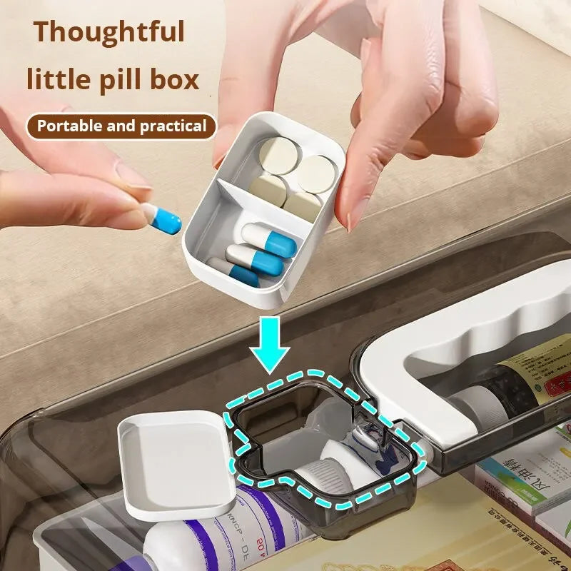 Afralia™ Large Capacity Medicine Organizer