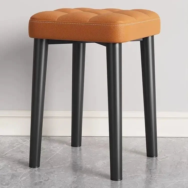 Afralia™ Low Square Stool Bench for Dining Kitchen Portable Table Furniture