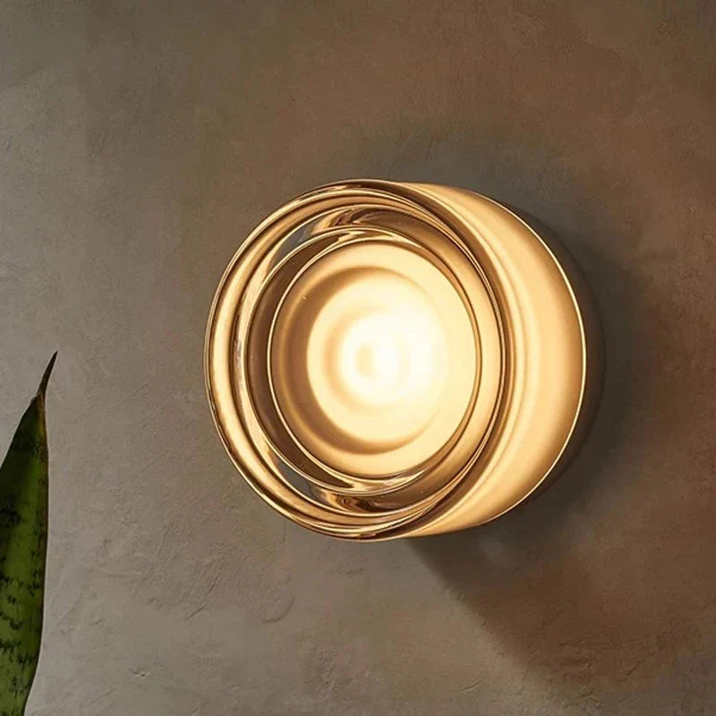 Afralia™ Circular Wall Lamp for Hallway, Bedroom & Courtyard Decoration