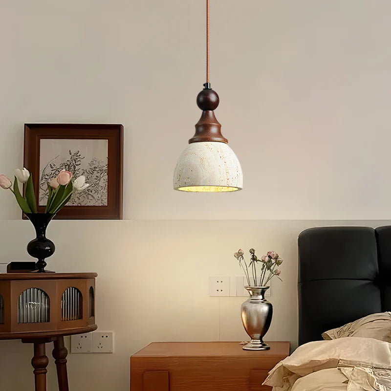 Afralia™ Mid Century Modern LED Hanging Pendant Light for Living Room Bedroom Decor