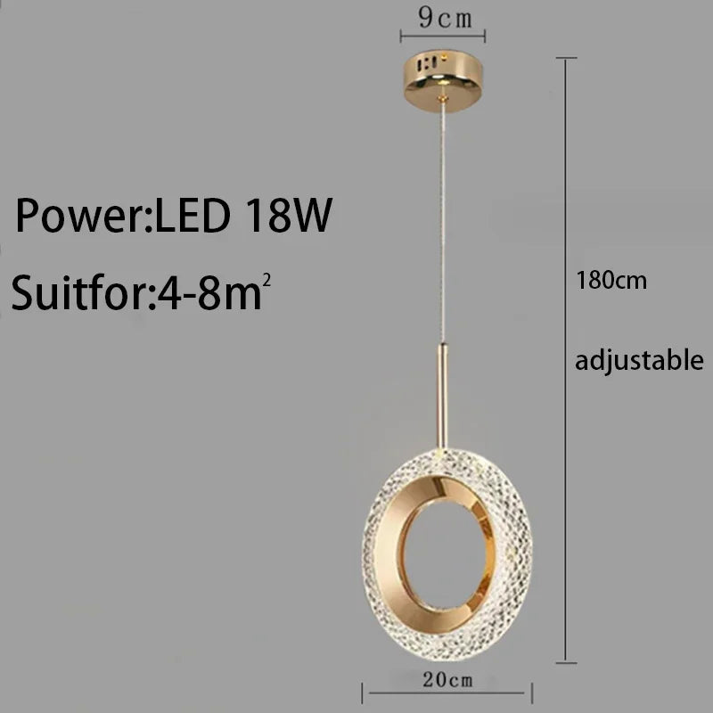 Afralia™ Modern Bedside Chandelier Wall Lamp Ceiling Light Pendant Luminaires