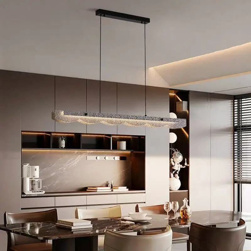 Afralia™ Modern Island Glass LED Chandeliers - High-End Luxury Design