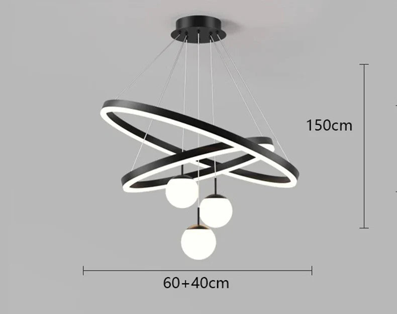 Afralia™ Modern LED Branch Chandelier for Living Room, Staircase, and Entrance Hall