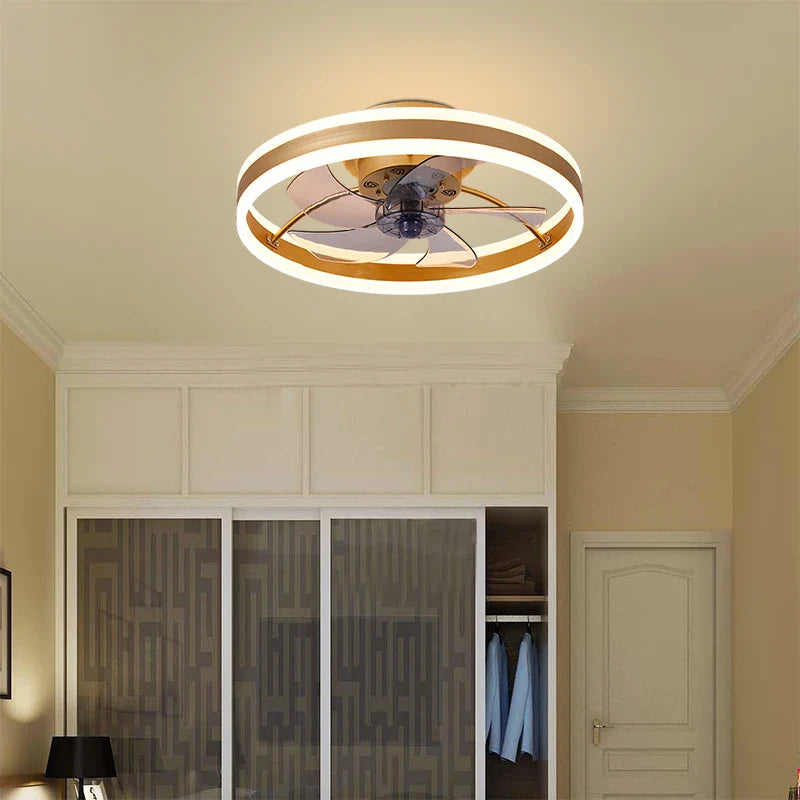 Afralia™ Wildcat Modern LED Ceiling Fan Light with Remote Control Timer, Quiet Living Room Fan