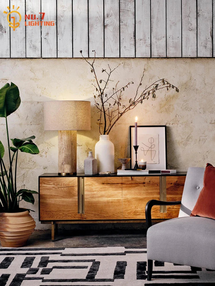 Afralia™ Marble Table Lamp LED E27 Modern Nordic Minimalist Design