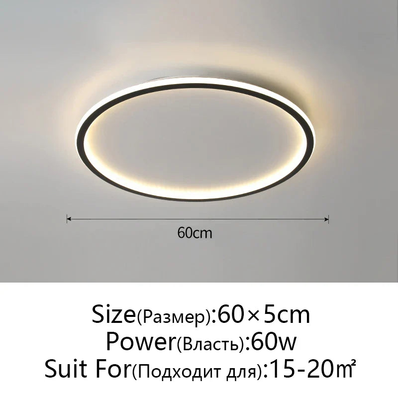 Afralia™ Dimmable LED Ceiling Light for Modern Nordic Home Living Room Lighting