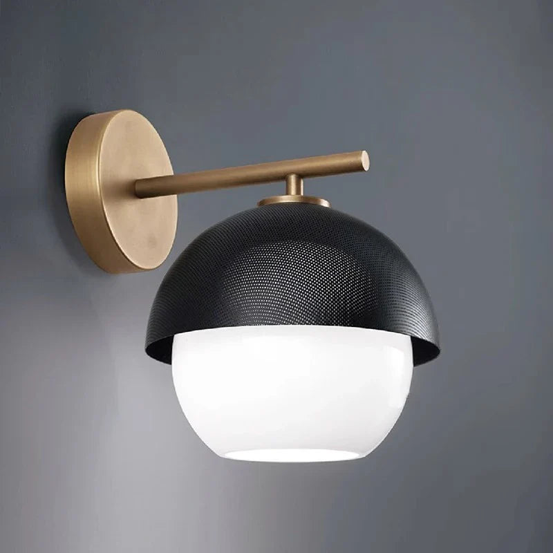 Afralia™ Tall Black Glass Ball Floor Lamp - Minimalist Italian Design
