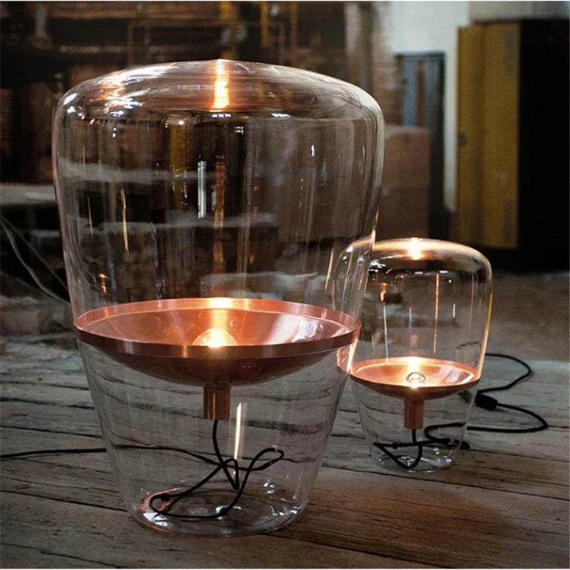 Afralia™ Balloons Glass Table Lamp Nordic LED Desk Light for Home Office Decor