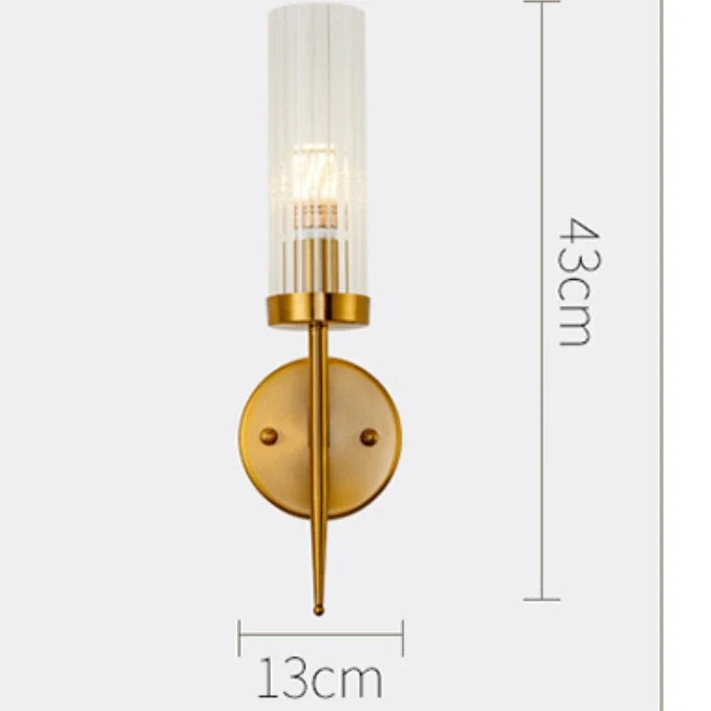 Afralia™ LED Sconce Light: Modern Nordic Style Metal Wall Lamp for Bedroom & Home Background