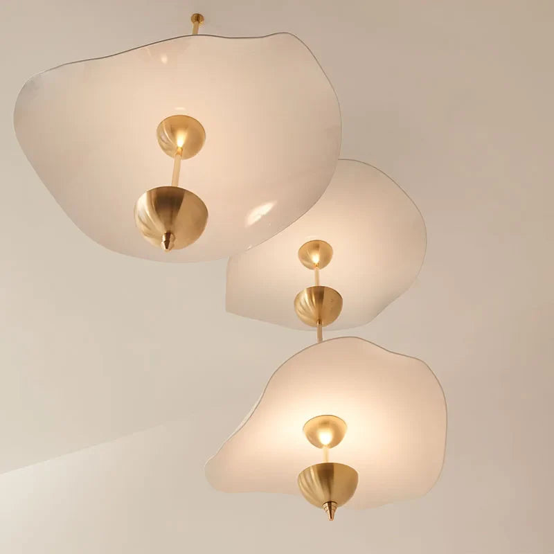 Afralia™ Lotus Leaf LED Pendant Lamp for Luxury Living Room Decor