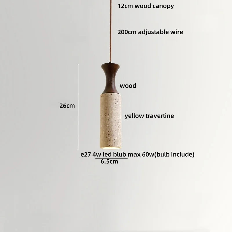 Afralia™ Wood Ball LED Pendant Lights: Nordic Modern Hang Lamp for Living Room