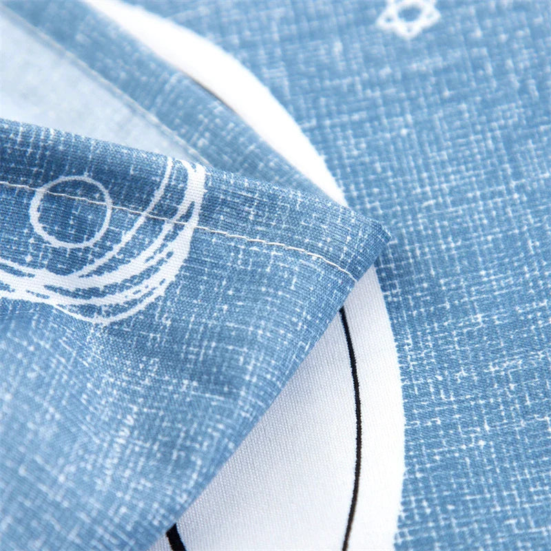 Afralia™ Plaid Printed King Size Fitted Bed Sheet - Soft Elastic Band Sheet