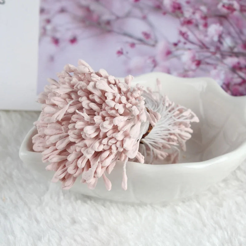 Afralia™ Matte Flower Core Stamen Beads for DIY Handmade Accessories