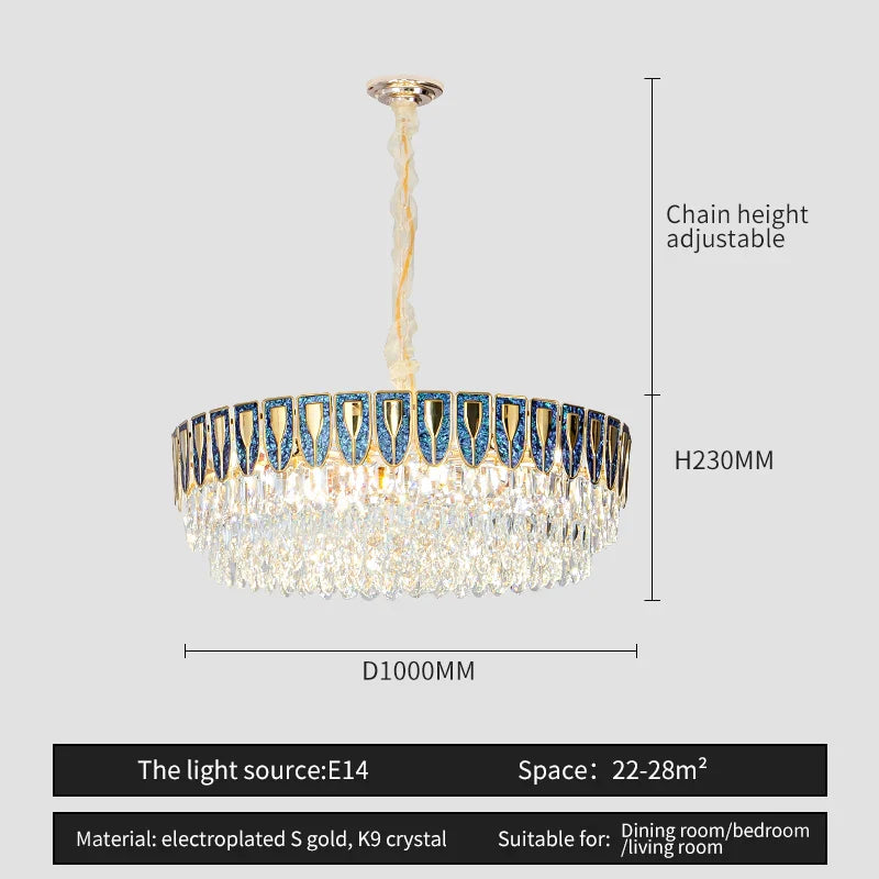 Afralia™ Crystal Chandelier: Modern Luxury Lighting for Home, Hotel, Restaurant