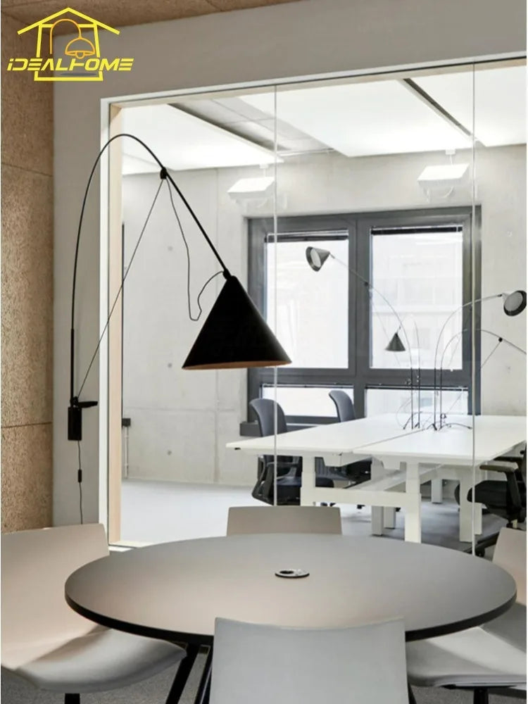 Afralia™ Vertical LED Stainless Steel Wall Lamp for Minimalist Industrial Fishing - Living Room Reading