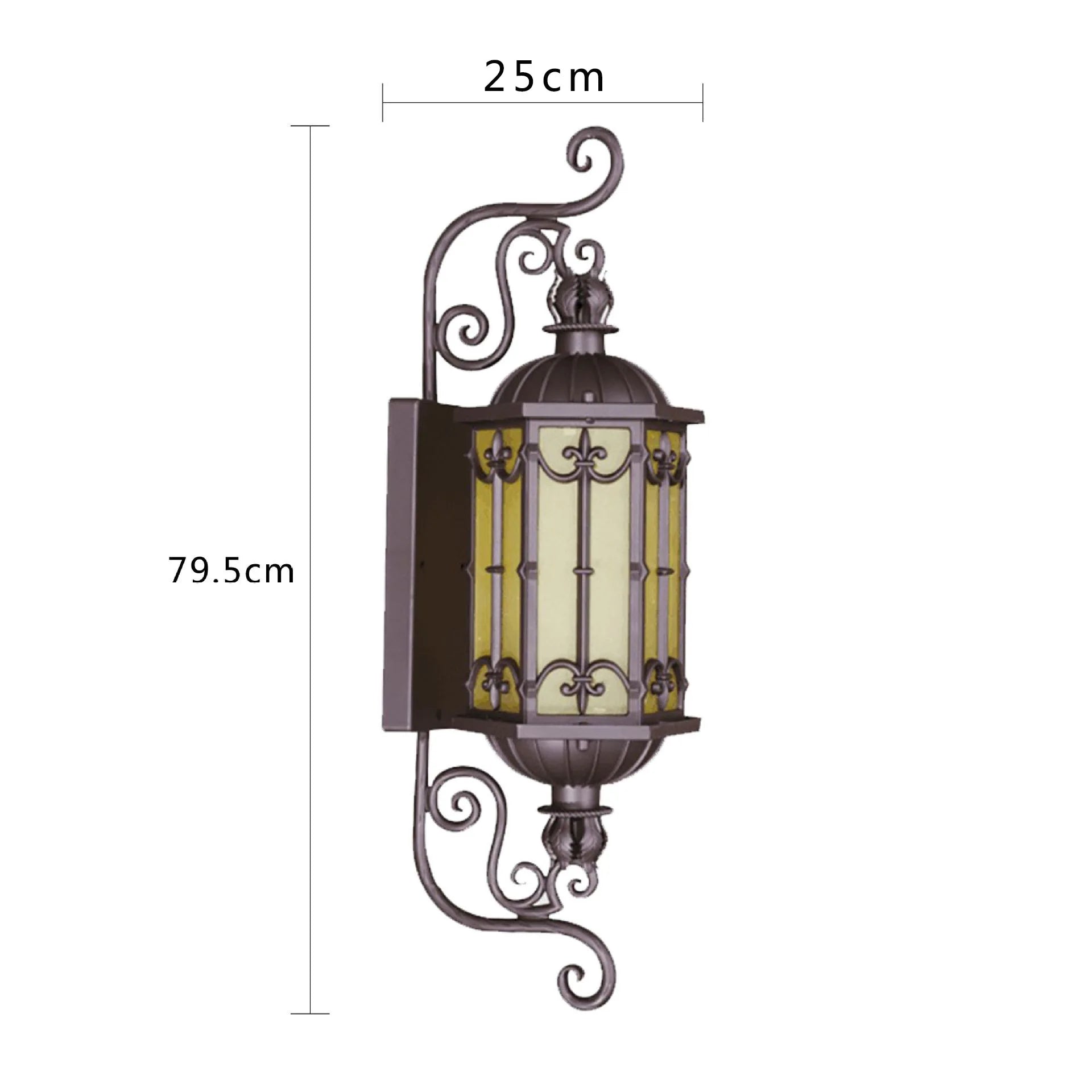 Afralia™ Outdoor  Vintage LED Wall Lamp for House Villa Gate Europe Retro Style