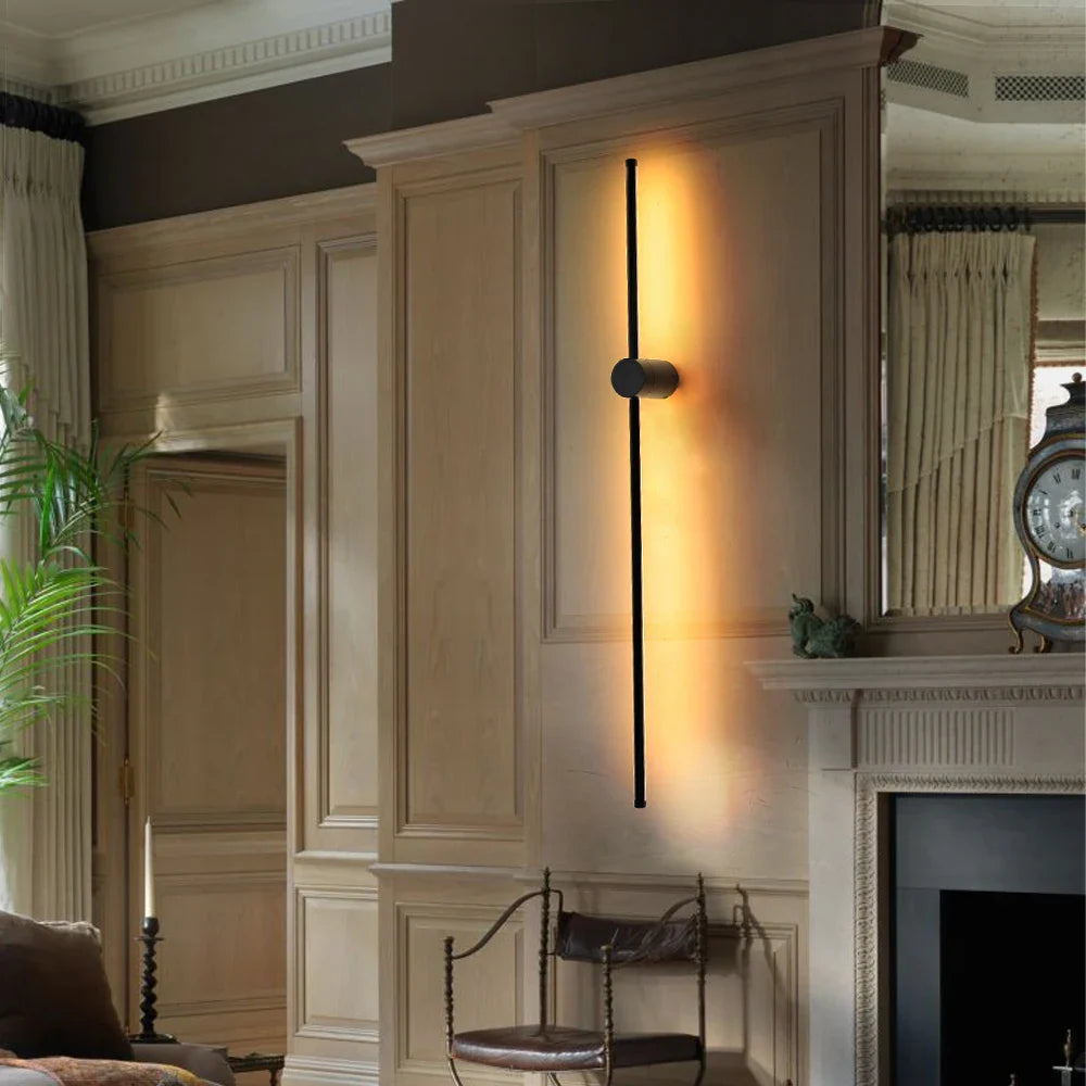 Afralia™ Modern LED Indoor Wall Lamp Touch Switch Sconce Light for Living Room Home Decor