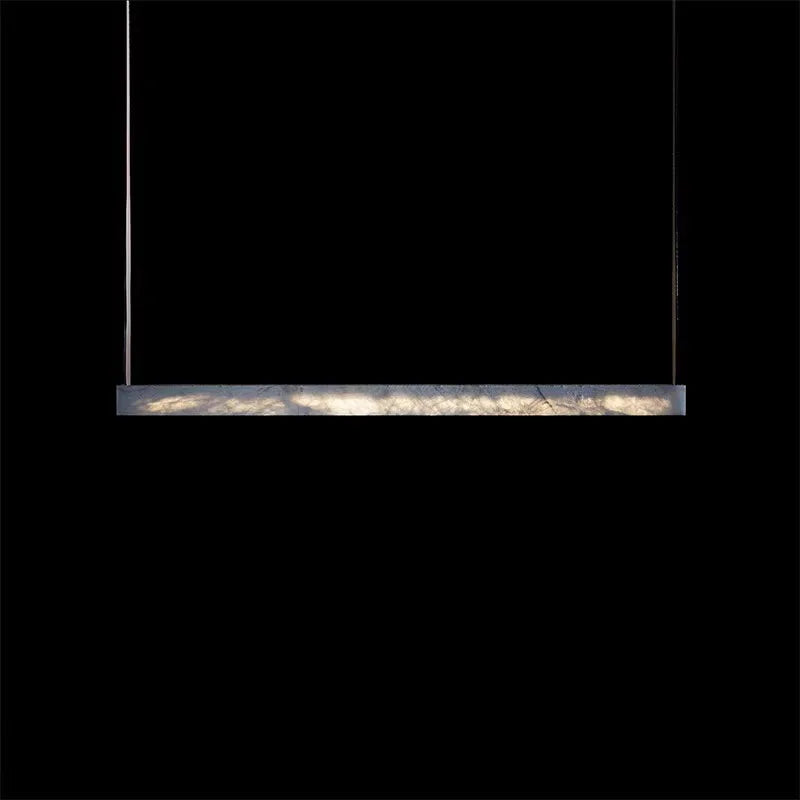 Afralia™ Minimalist Marble LED Chandelier for Modern Dining Room