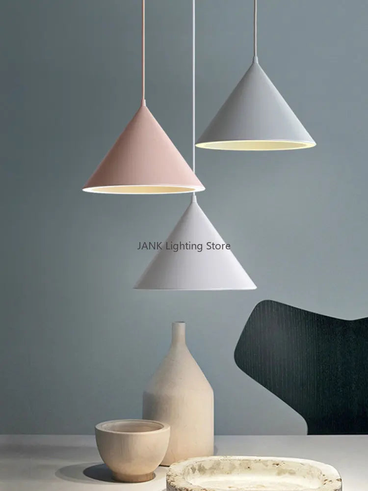 Afralia™ Cone Shape Ceiling Pendant: Three Lighting Methods, Hanging Led Light