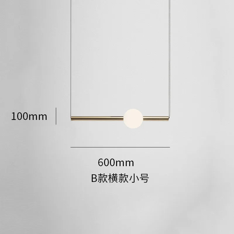 Afralia™ Minimalist Glass Chandelier Collection