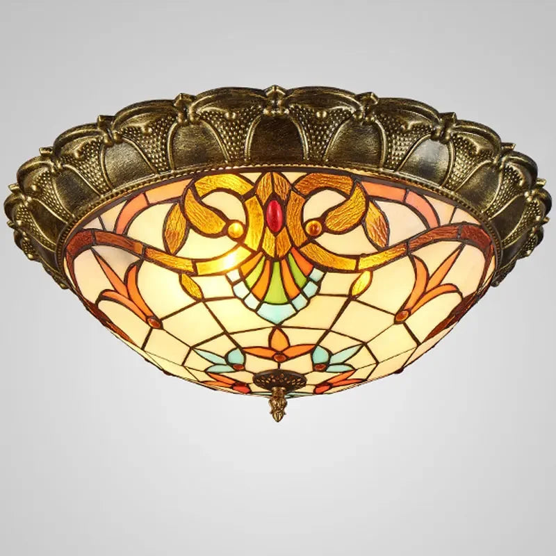 Afralia™ Bohemian Glass Ceiling Light: European Baroque Style for Home Decor & LED Lighting.