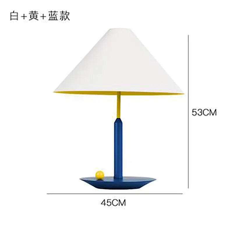 Afralia™ Nordic Bucket LED Desk Lamp - Modern Bedroom Bedside Decoration Table Light