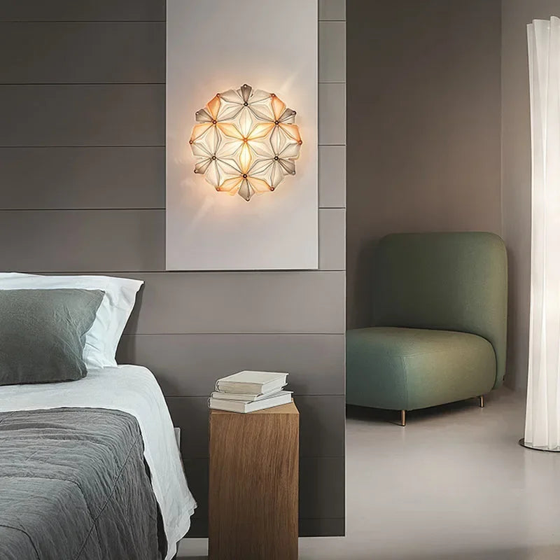 Afralia™ Geometric Italian Design Ceiling Light for Romantic Dining Room & Living Room