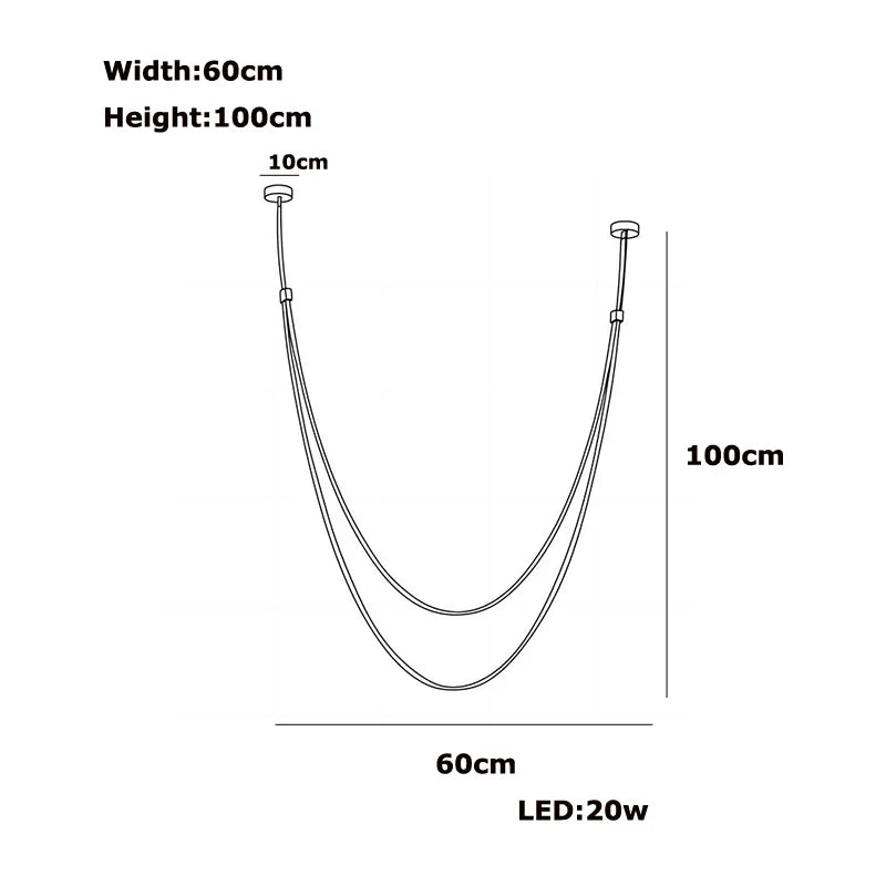 Afralia™ Leather Strap LED Pendant Lighting for Modern Simplicity Home Decor