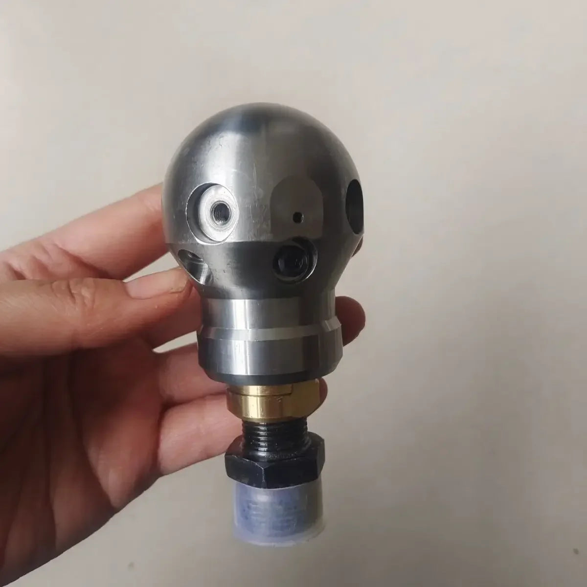Afralia™ Sewer Cleaning Dredge Cutter Nozzle Warthog High Pressure Washing WT-3/8 Rotating Ball