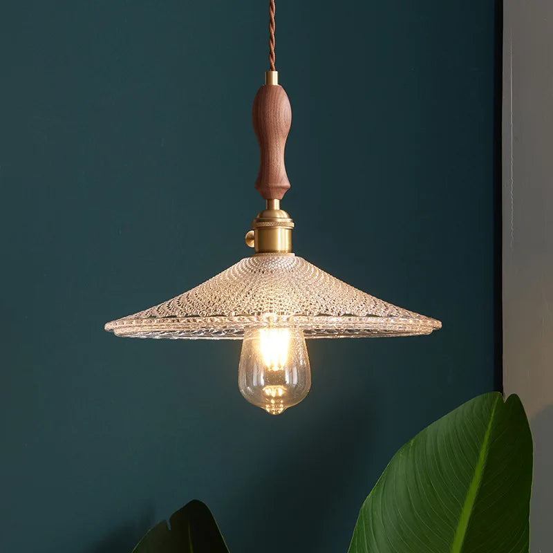 Afralia™ Copper Glass LED Pendant Lights - Nordic Modern Style