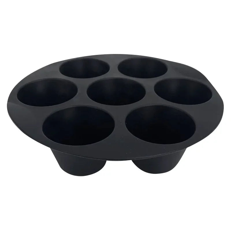 Afralia™ Silicone Muffin Cup Baking Pan for Air Fryer & Oven - Kitchen Accessorie