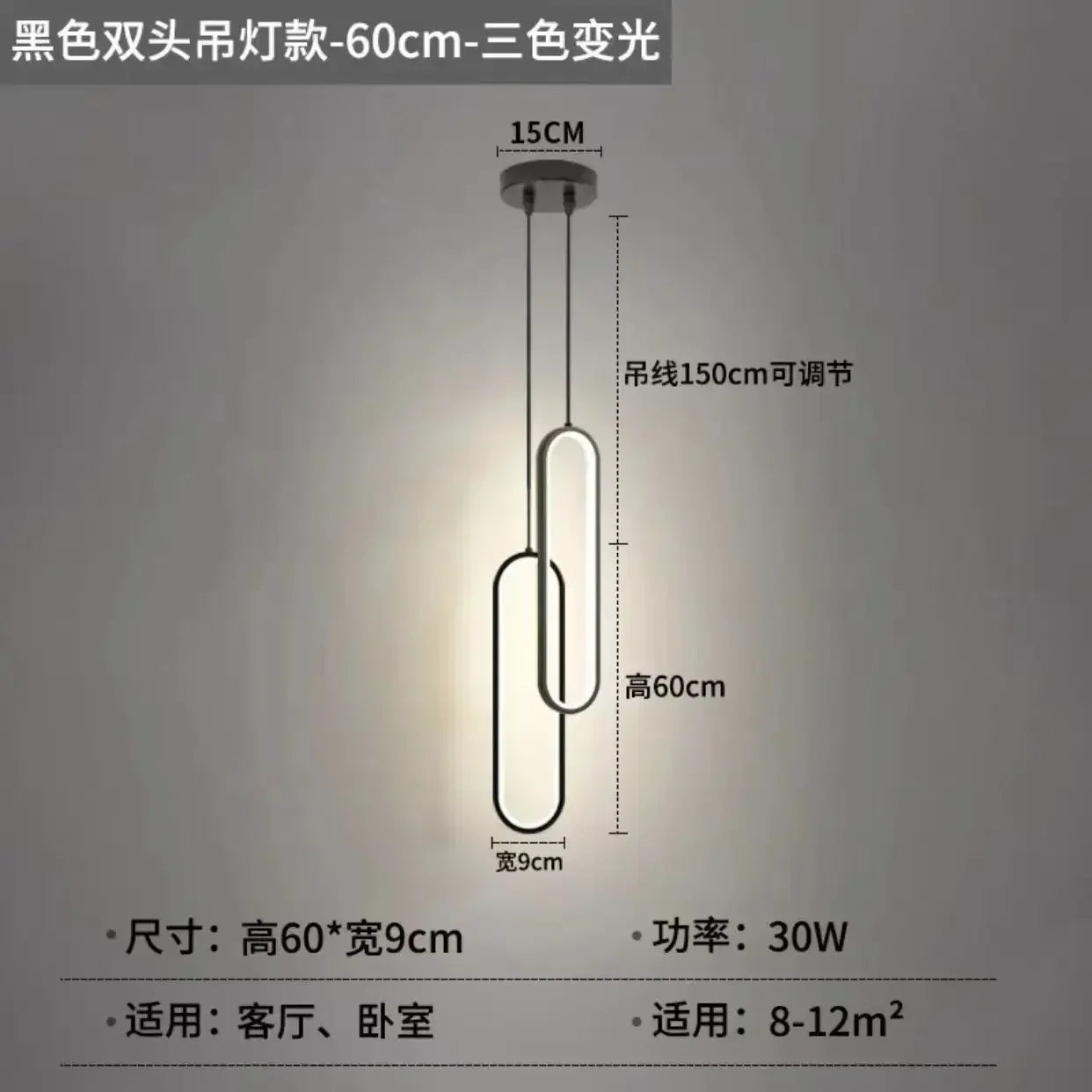 Afralia™ Aluminium LED Chandelier for Minimalist Restaurant, Bar, and Living Spaces