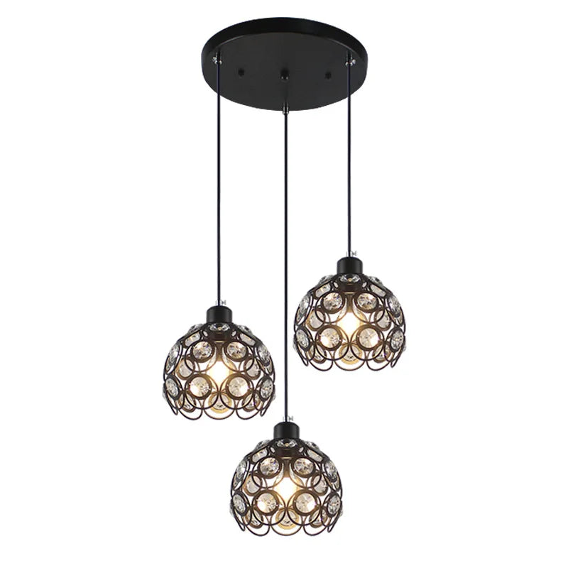 Afralia™ Crystal Pendant Lamp: Modern Nordic Design for Dining Room, Bedroom, and Bar Counter