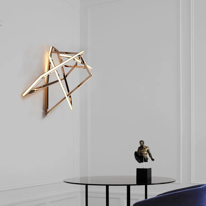 Afrali™ LED Dimmable Lustre Wall Lamp 2025 - Silver Rose Gold Luxury Home Decor