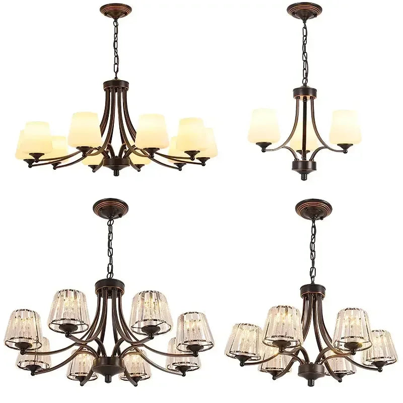 Afralia™ Crystal Chandelier Ceiling Lights for Modern Living Spaces