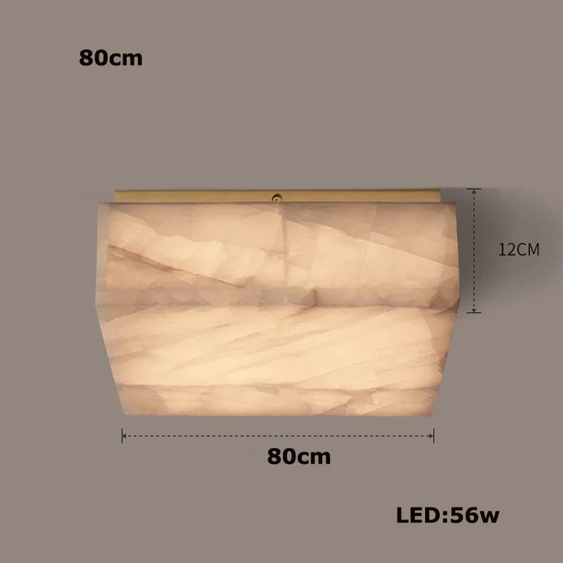 Afralia™ Spanish Mica Ceiling Light for Elegant Dining Room Decor