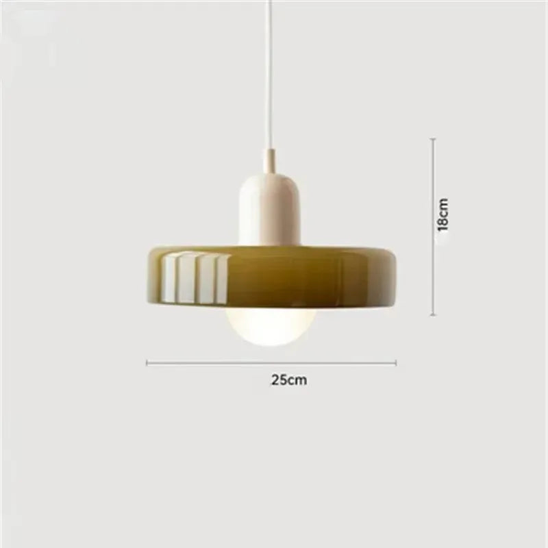 Afralia™ Nordic Glass Chandelier for Home Decor Hanging Lighting Fixtures