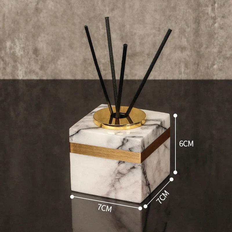 Afralia™ Lilac Marble Bathroom Set: Soap Dispenser, Toothbrush Holder, Soap Dish Tray.