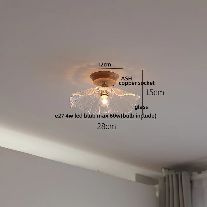 Afralia™ White Ceramic LED Ceiling Light Fixture Nordic Modern Home Decor Lighting Plafond Lamp