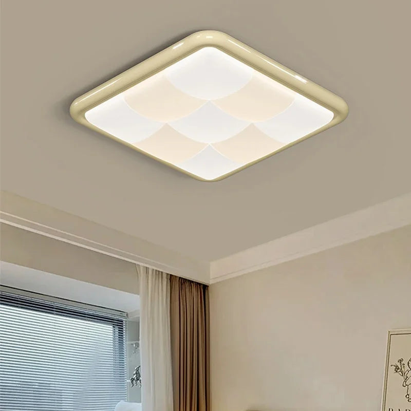 Afralia™ Cream Style LED Ceiling Lights - Modern, Simple, Atmospheric Lighting for Home