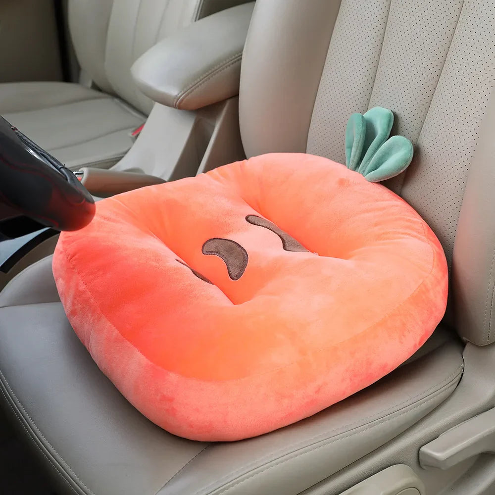 Afralia™ Cartoon Car Cushion Sofa Pad Thicken Office Chair Seat Lumbar Support Pillow